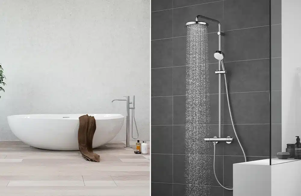 bath vs shower