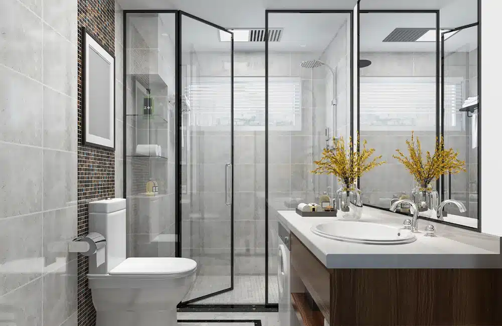 Hinged door